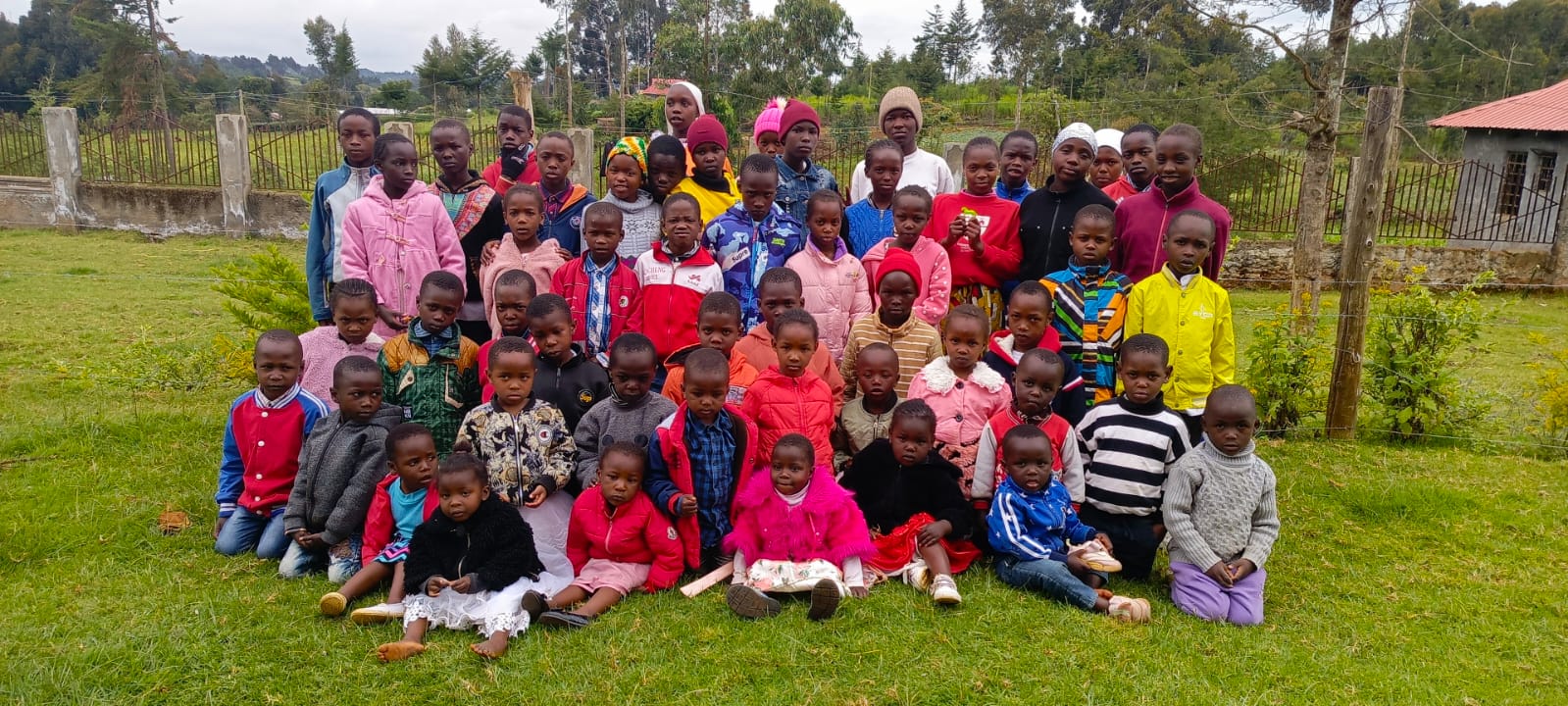 Group of children at Bethesda Child Care Centre, Mirangine, Kenya