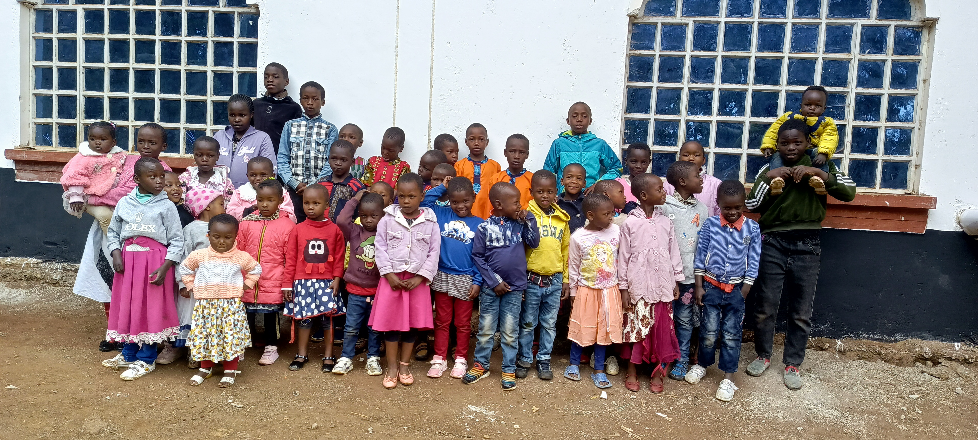 Children at Bethesda Child Care Centre, Mirangine, Kenya