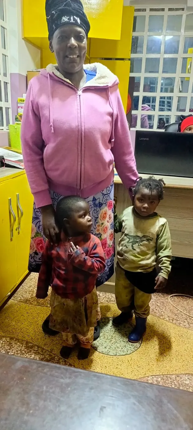 A caregiver with young children at Bethesda Child Care Centre