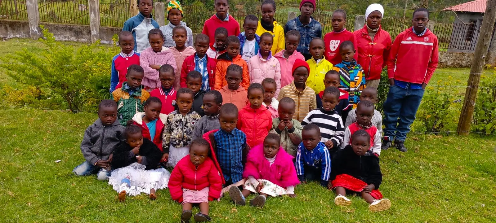 Children and caregivers together at Bethesda Child Care Centre