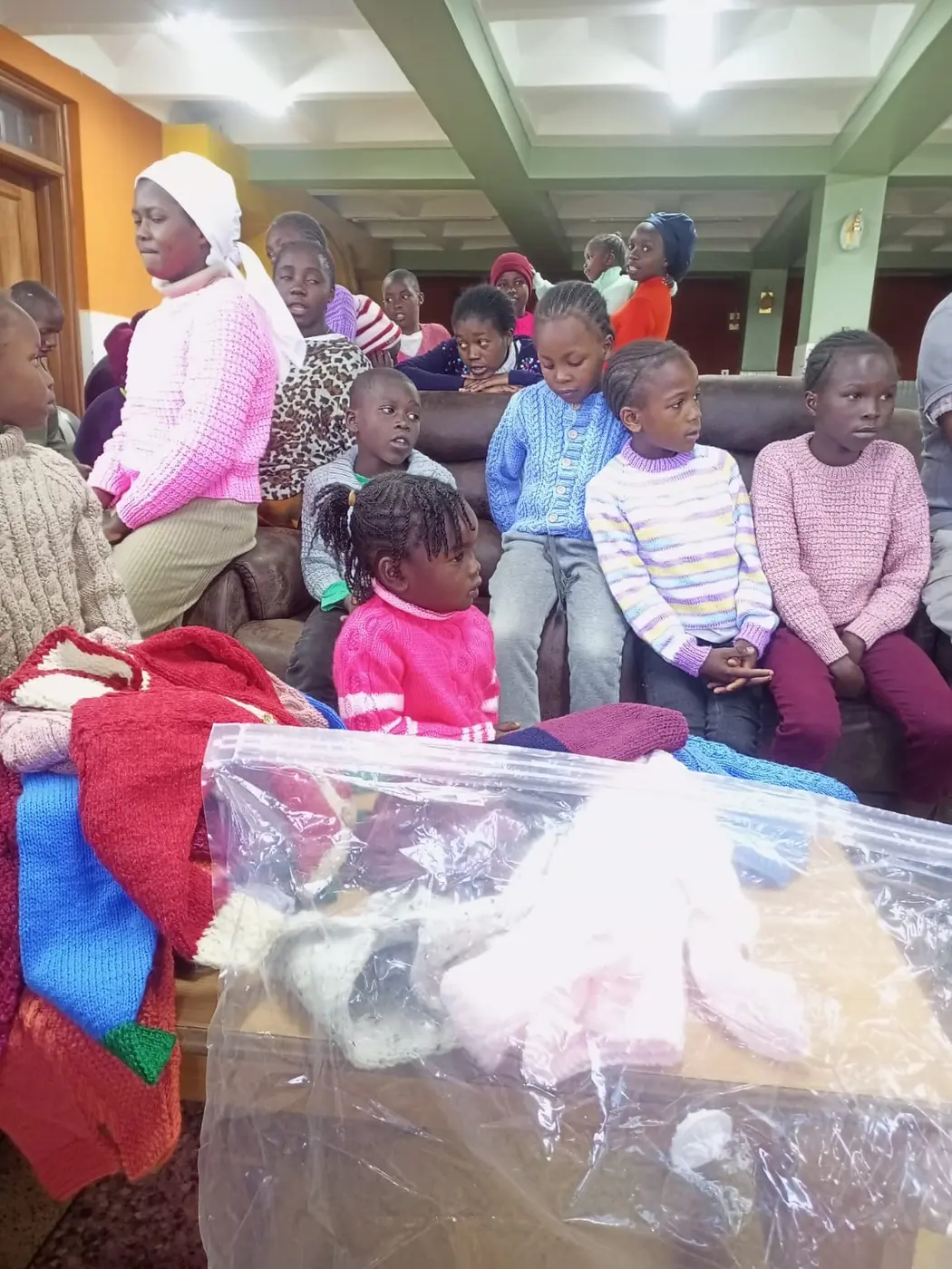 Children gathering indoors at Bethesda Child Care Centre