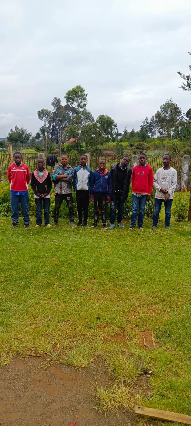 Children in the compound at Bethesda Child Care Centre