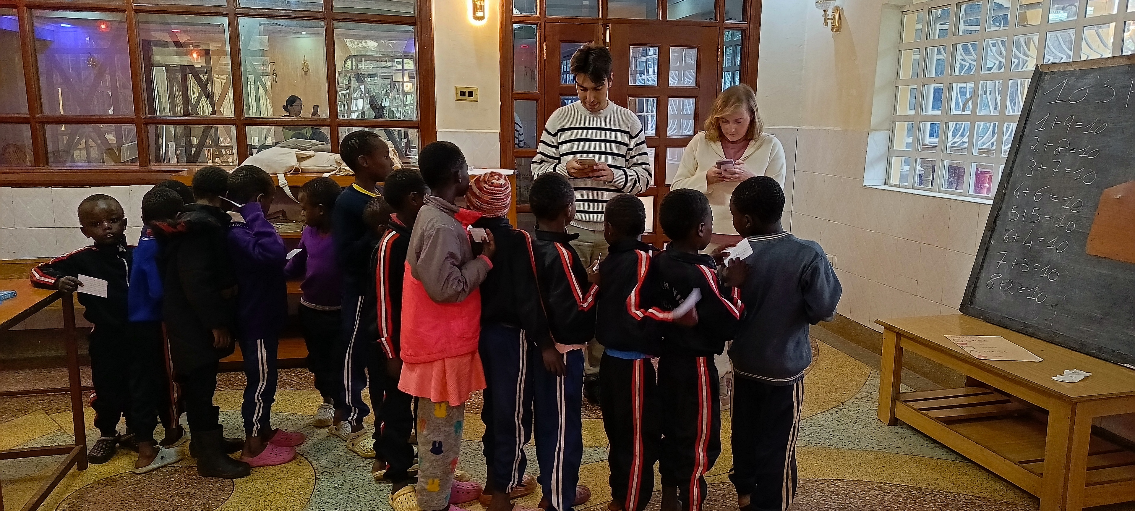 Children learning in the classroom at Bethesda Child Care Centre
