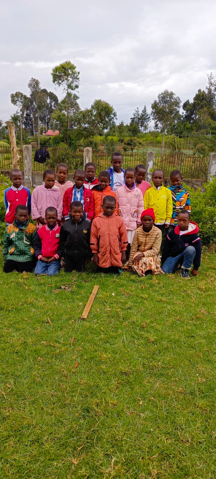 Primary school-age children at Bethesda Child Care Centre, Mirangine, Kenya