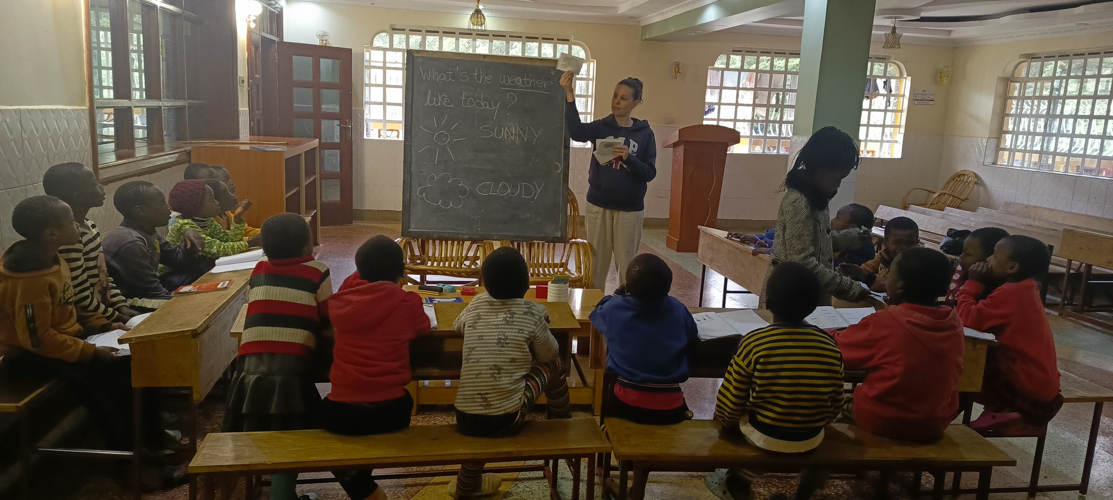 Children studying at Bethesda Child Care Centre