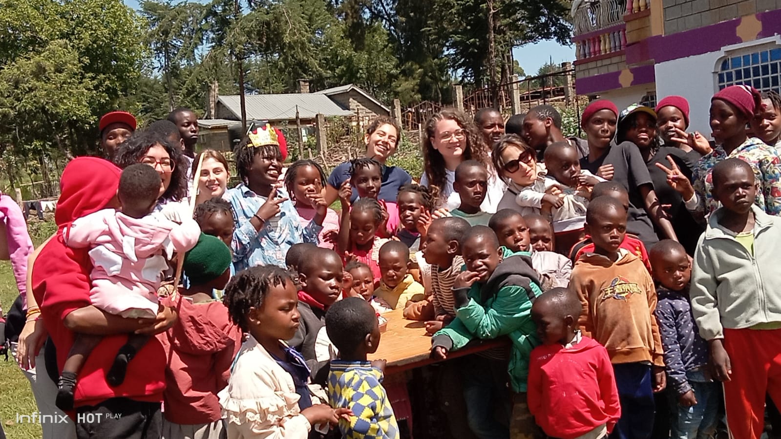 Children, staff and visitors gathered for a celebration at Bethesda Child Care Centre