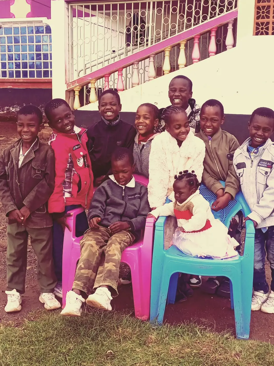Smiling children at Bethesda Child Care Centre
