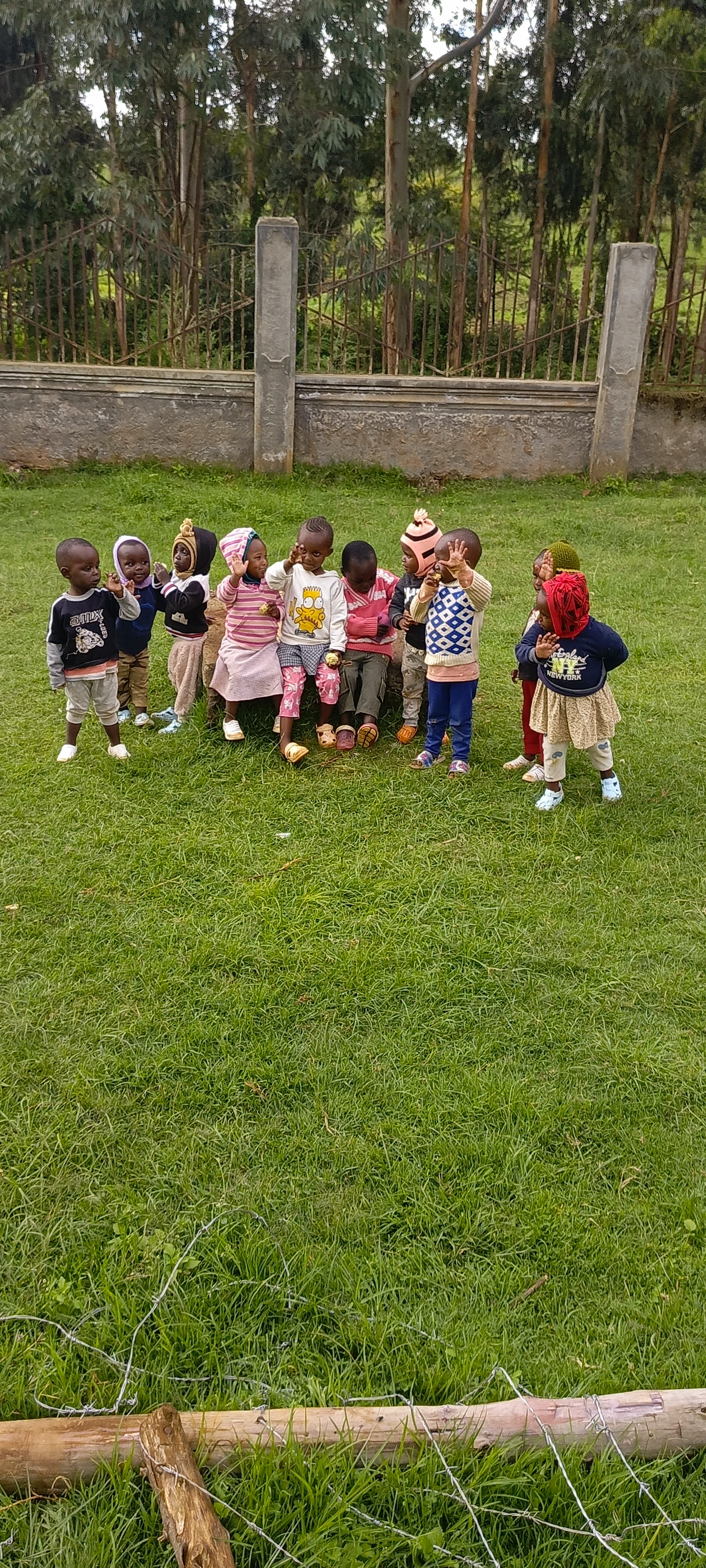 Toddlers at Bethesda Child Care Centre, Mirangine, Kenya