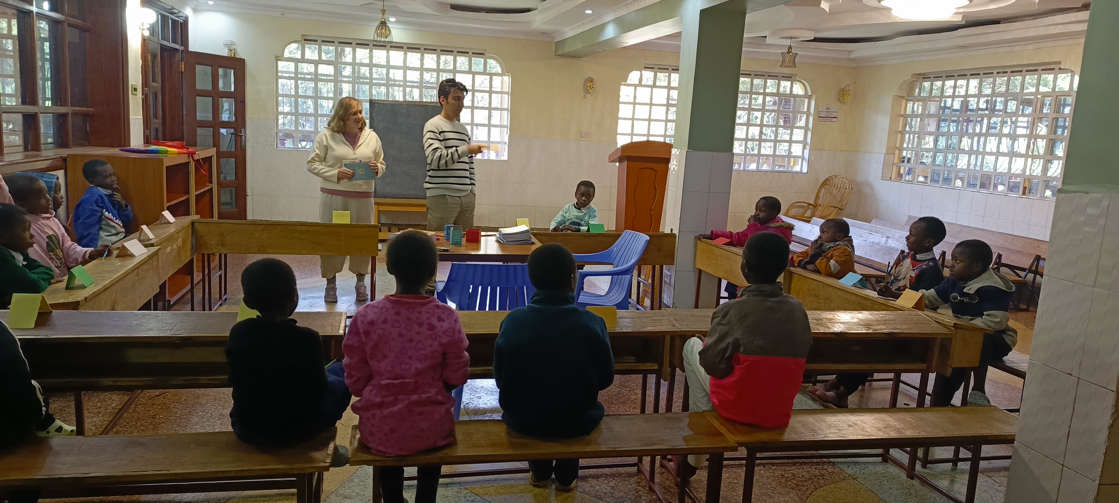 Volunteers at Bethesda Child Care Centre, Mirangine, Kenya