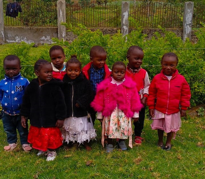 Young children at Bethesda Child Care Centre, Mirangine, Kenya